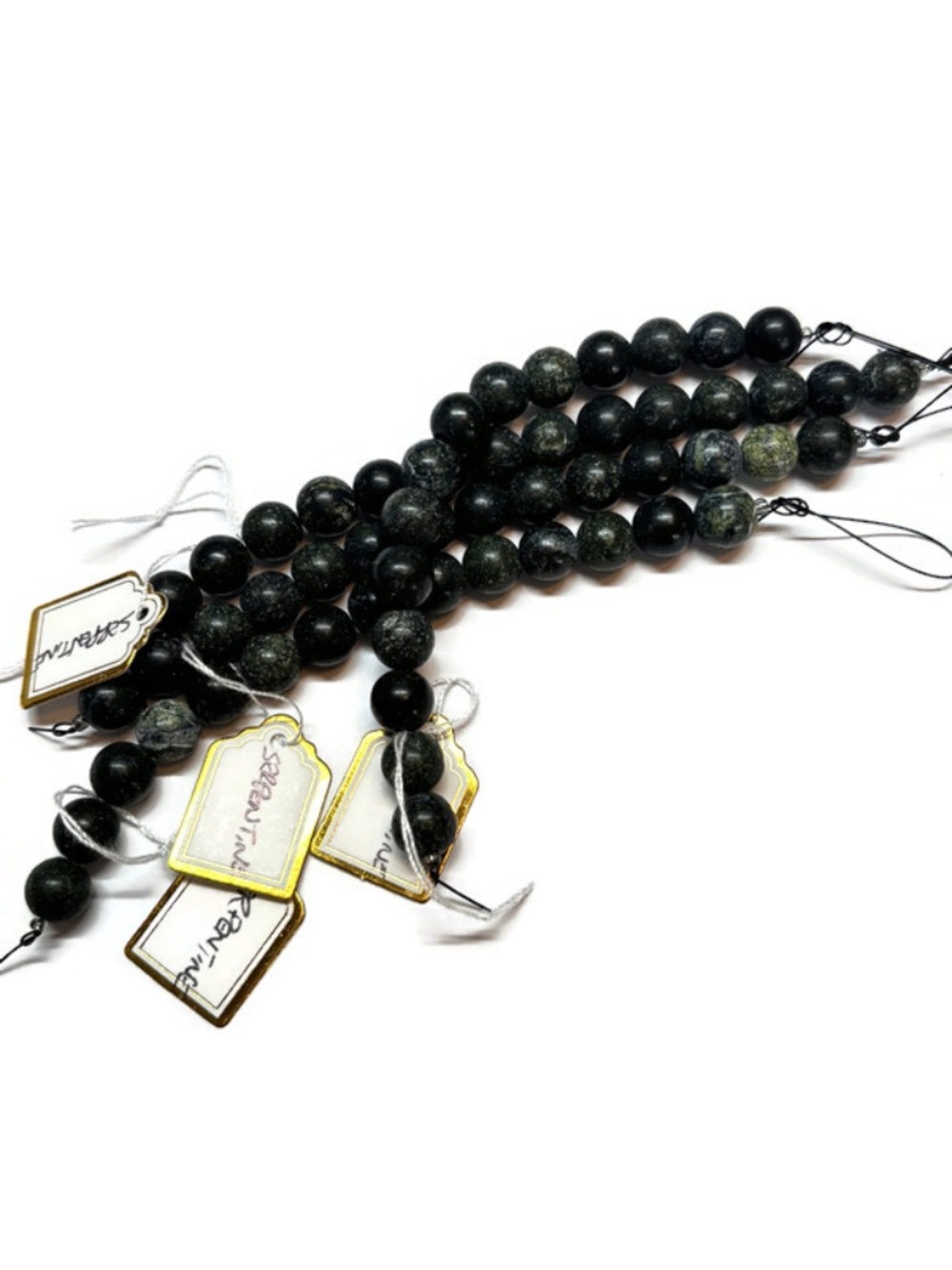 As Low As $2 8mm Serpentine Round Beads (14)